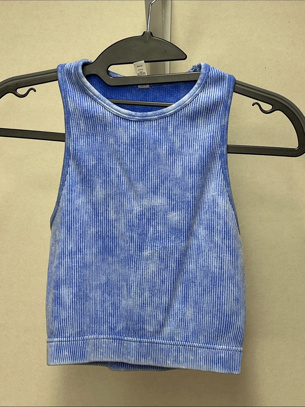 Blue Ribbed Tank Top - Alexander Jane